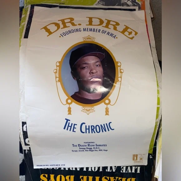 24X36" Vintage Promo West Coast Rap Poster DR. DRE - Picture 1 of 2